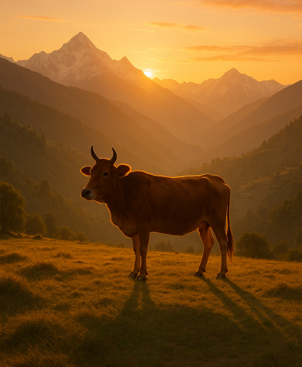 Meet the Badri Cow: A Day in the Himalayan Hills